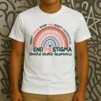 Don't Judge What You Don't Understand #End The Stigma T-Shirt thumb 3
