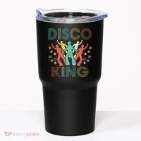 Disco King 1970s 1980s Distressed Dance 70s Tumbler thumb 0
