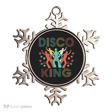 Disco King 1970s 1980s Distressed Dance 70s Ornament