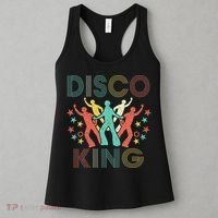 Disco King 1970s 1980s Distressed Dance 70s Women's Tank Top thumb 3