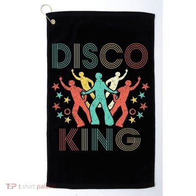 Disco King 1970s 1980s Distressed Dance 70s Golf Towel