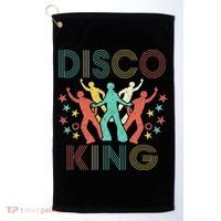 Disco King 1970s 1980s Distressed Dance 70s Golf Towel thumb 0