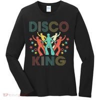 Disco King 1970s 1980s Distressed Dance 70s Women's Long Sleeve Shirt thumb 0