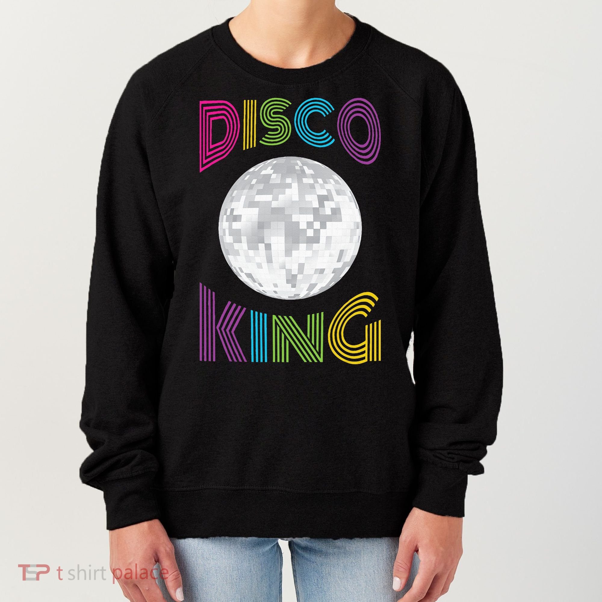 Disco King 70s Seventies Costume Women's Sweatshirt