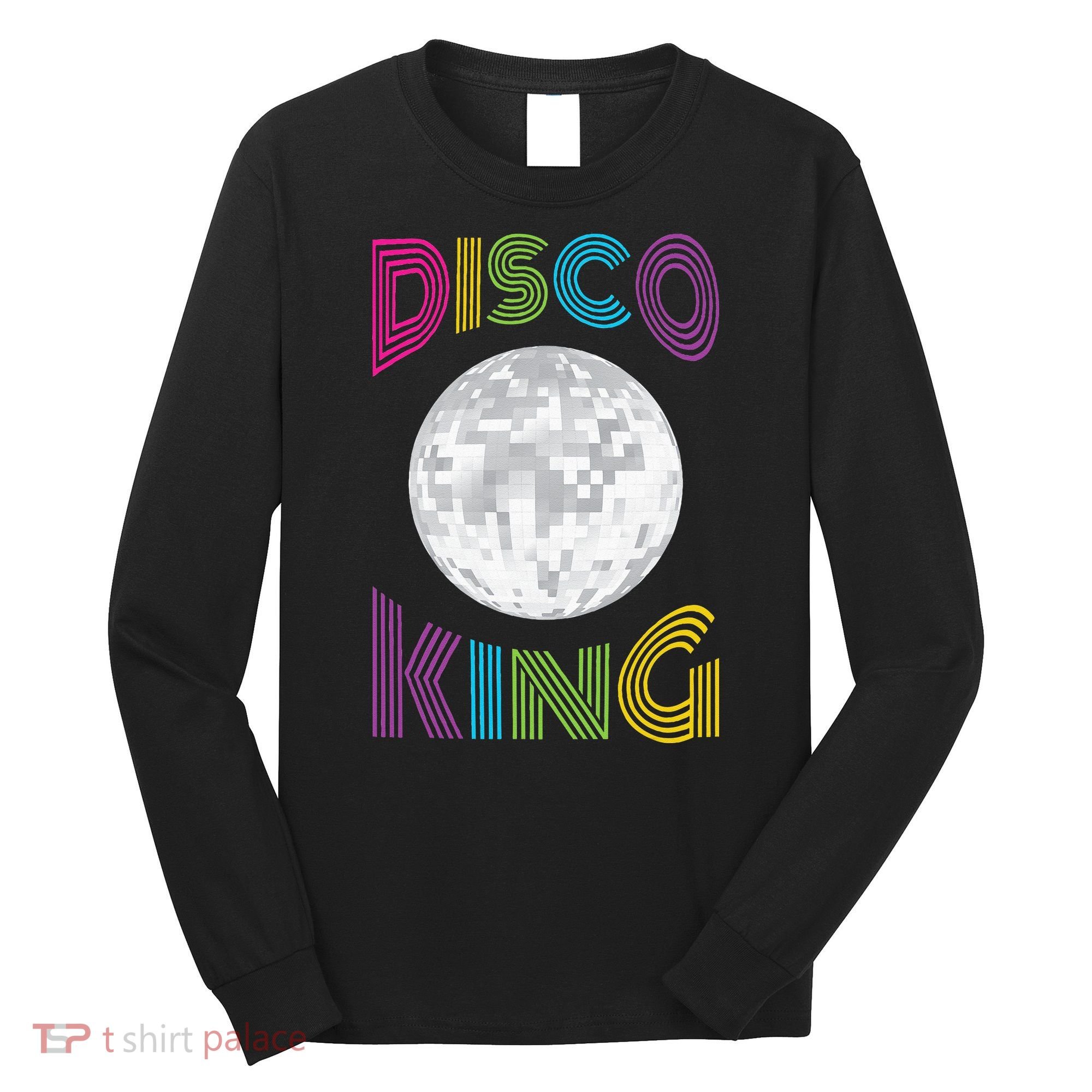 Disco King 70s Seventies Costume Long Sleeve Shirt