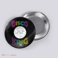 Disco King 70s Seventies Costume Button thumb 0