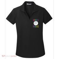 Disco King 70s Seventies Costume Women's Dry Zone Grid Polo thumb 0