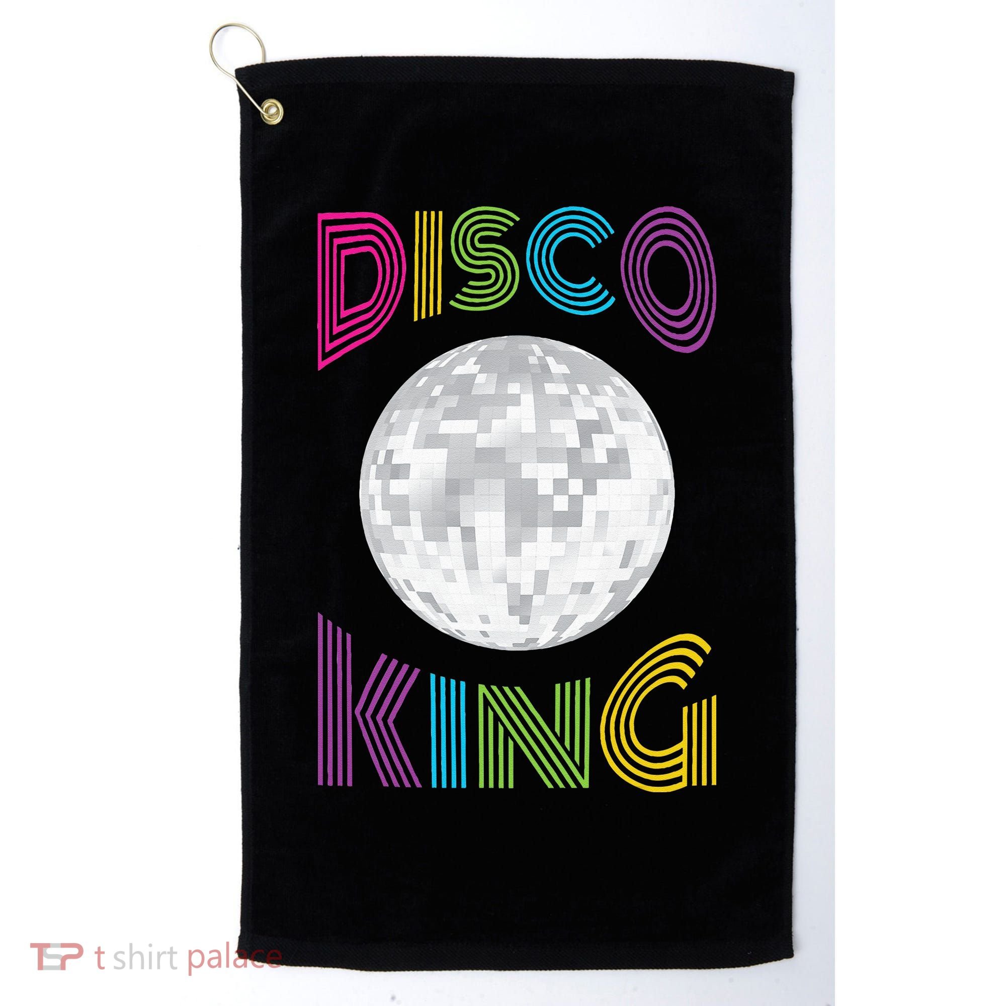Disco King 70s Seventies Costume Golf Towel