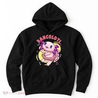 Dancolotl Kawaii Axolotl Dancing Axolotl Lover Ballet Dancer Hoodie thumb 0