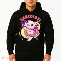 Dancolotl Kawaii Axolotl Dancing Axolotl Lover Ballet Dancer Hoodie thumb 2