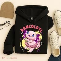Dancolotl Kawaii Axolotl Dancing Axolotl Lover Ballet Dancer Hoodie thumb 4