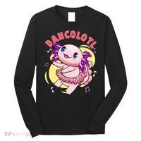 Dancolotl Kawaii Axolotl Dancing Axolotl Lover Ballet Dancer Long Sleeve Shirt thumb 0