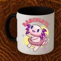 Dancolotl Kawaii Axolotl Dancing Axolotl Lover Ballet Dancer Coffee Mug thumb 2