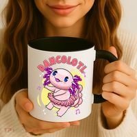 Dancolotl Kawaii Axolotl Dancing Axolotl Lover Ballet Dancer Coffee Mug thumb 3