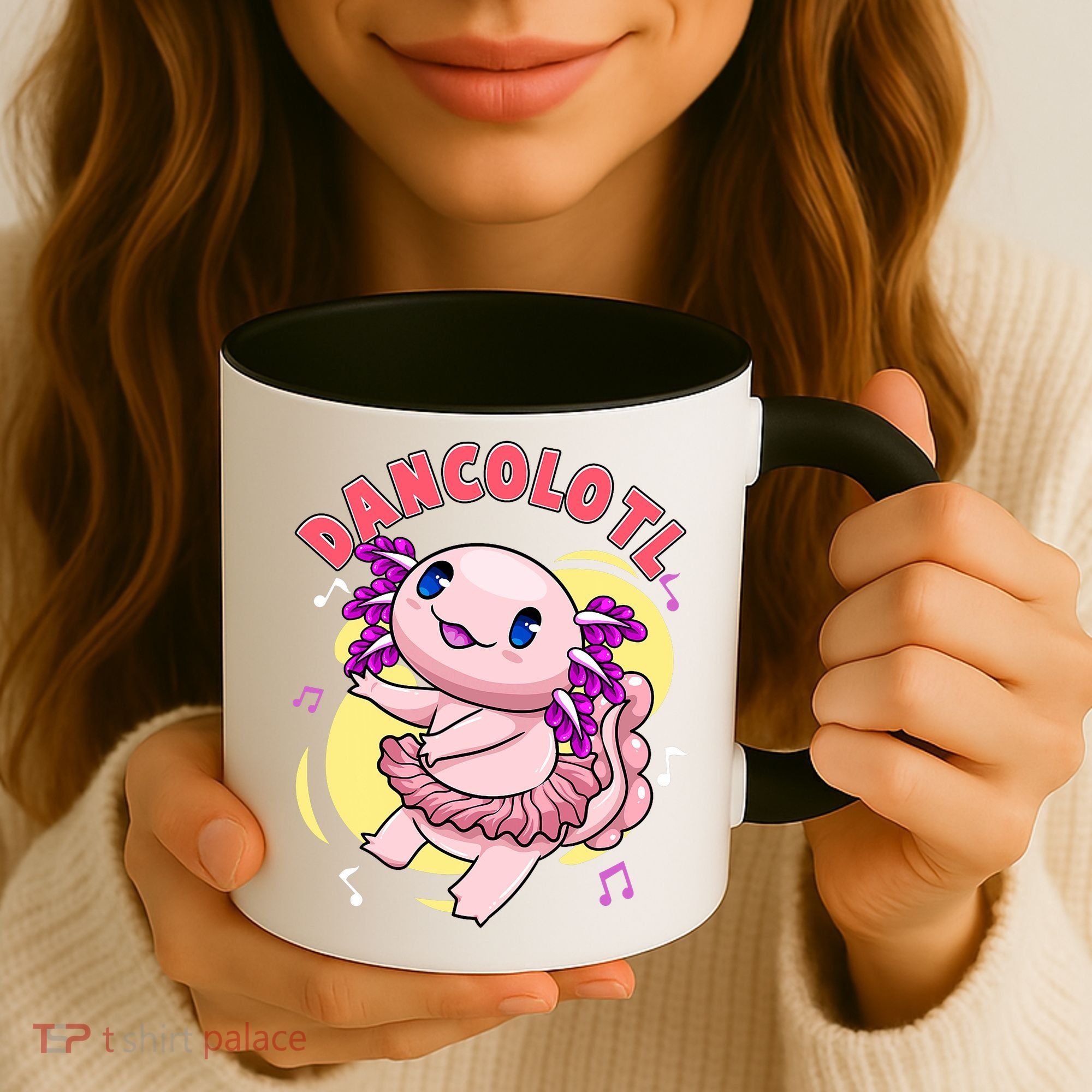 Dancolotl Kawaii Axolotl Dancing Axolotl Lover Ballet Dancer Coffee Mug