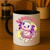 Dancolotl Kawaii Axolotl Dancing Axolotl Lover Ballet Dancer Coffee Mug thumb 4