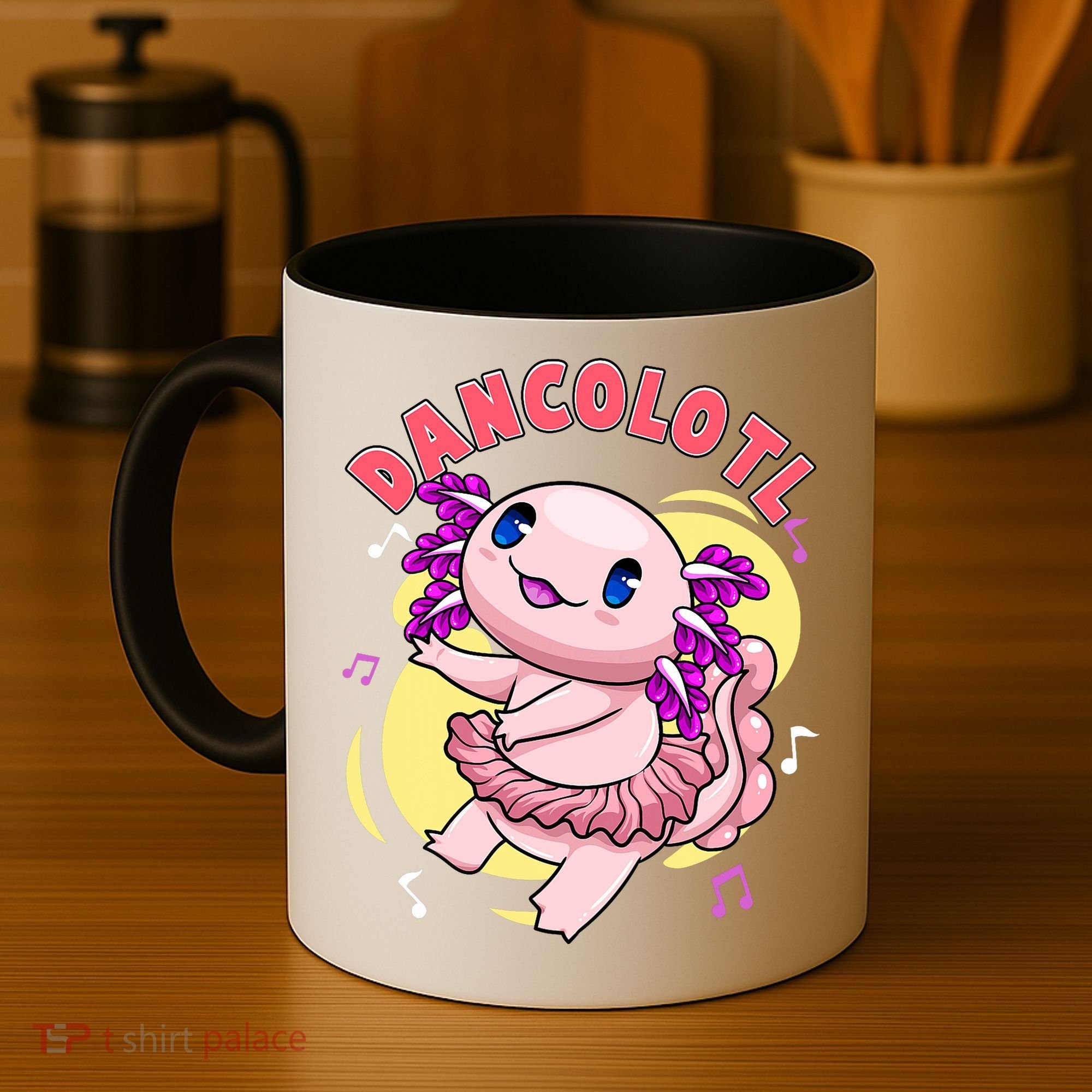 Dancolotl Kawaii Axolotl Dancing Axolotl Lover Ballet Dancer Coffee Mug