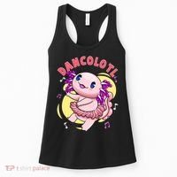 Dancolotl Kawaii Axolotl Dancing Axolotl Lover Ballet Dancer Women's Tank Top thumb 0