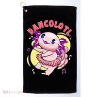 Dancolotl Kawaii Axolotl Dancing Axolotl Lover Ballet Dancer Golf Towel thumb 0