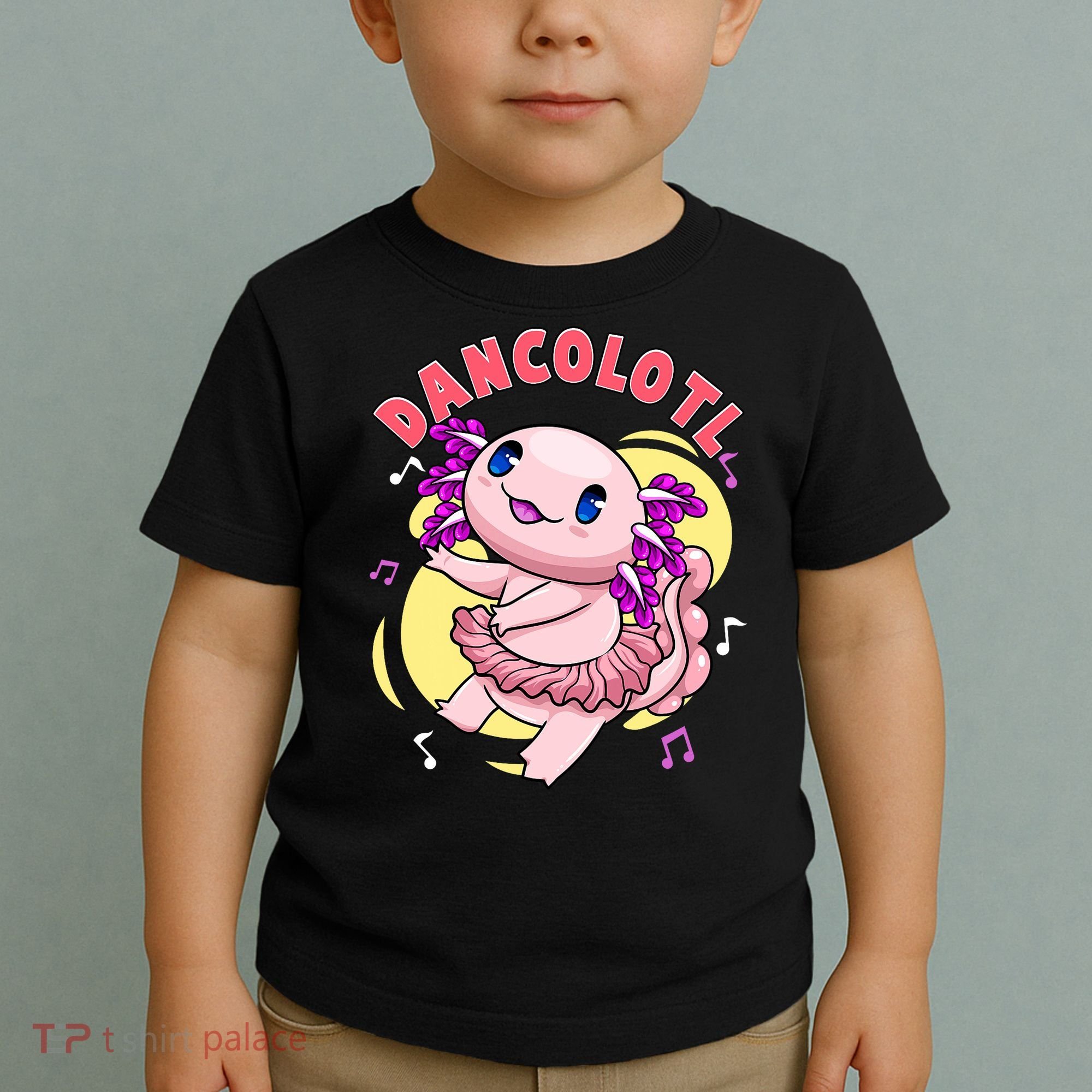 Dancolotl Kawaii Axolotl Dancing Axolotl Lover Ballet Dancer Toddler T-Shirt