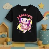 Dancolotl Kawaii Axolotl Dancing Axolotl Lover Ballet Dancer Toddler T-Shirt thumb 3