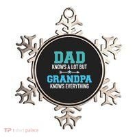Dad Knows A Lot But Grandpa Knows Everything Gift Ornament thumb 0