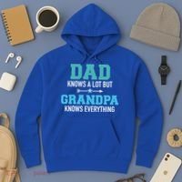 Dad Knows A Lot But Grandpa Knows Everything Gift Hoodie thumb 3
