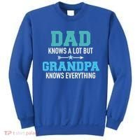 Dad Knows A Lot But Grandpa Knows Everything Gift Sweatshirt thumb 0