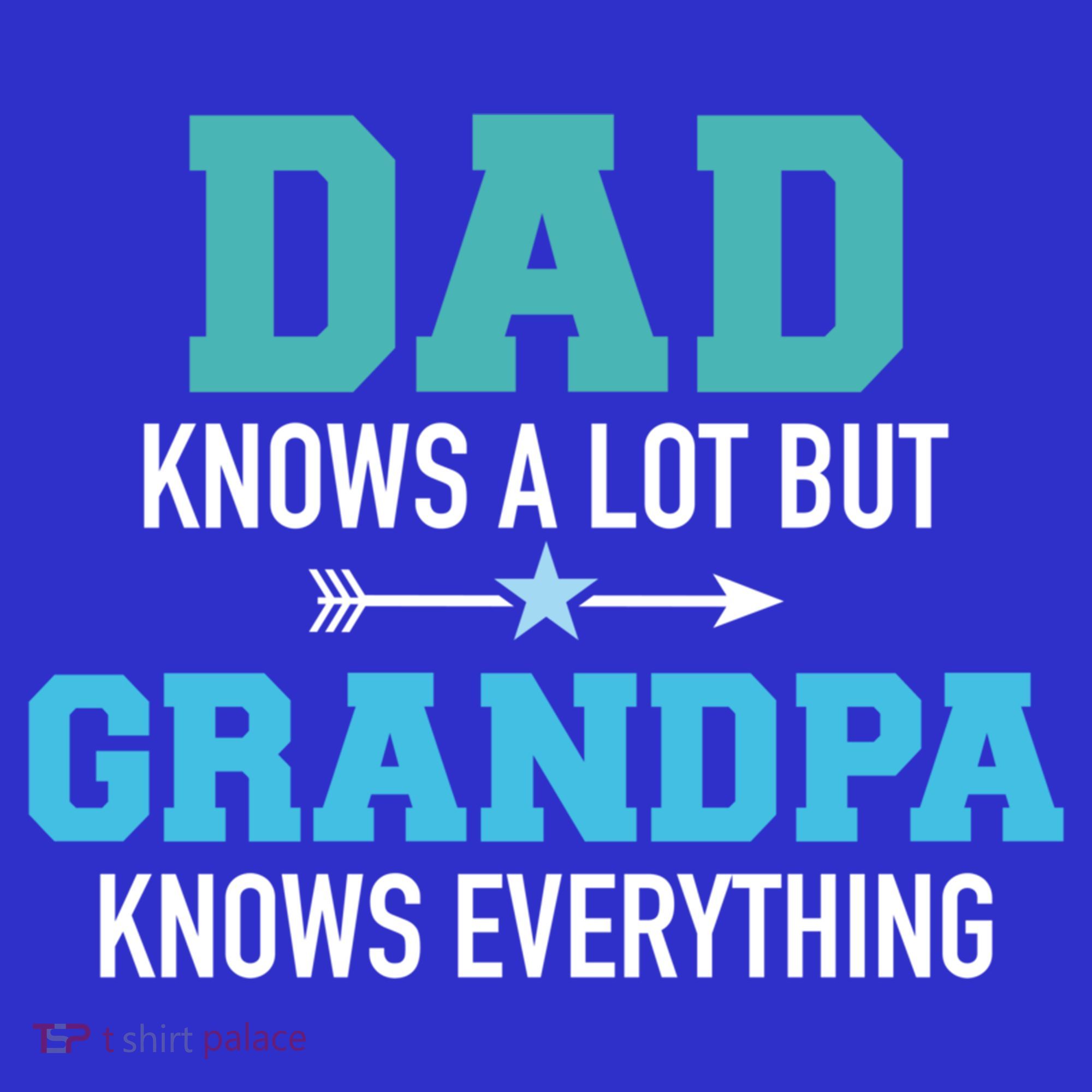 Dad Knows A Lot But Grandpa Knows Everything Gift Sweatshirt