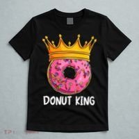 Donut King Doughnut Funny Donut Crown Sweet Baker T-Shirt thumb 5