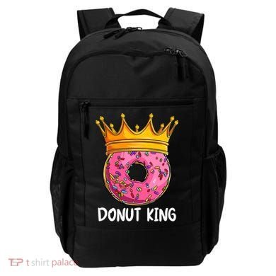 Donut King Doughnut Funny Donut Crown Sweet Baker Backpack