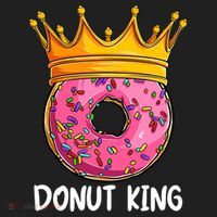 Donut King Doughnut Funny Donut Crown Sweet Baker Beanie thumb 2