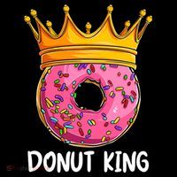 Donut King Doughnut Funny Donut Crown Sweet Baker Mousepad thumb 1