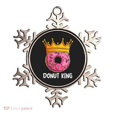 Donut King Doughnut Funny Donut Crown Sweet Baker Ornament