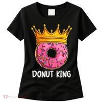 Donut King Doughnut Funny Donut Crown Sweet Baker Women's T-Shirt thumb 0