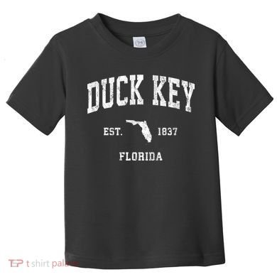 Duck Key Florida Fl Vintage Athletic Toddler T-Shirt