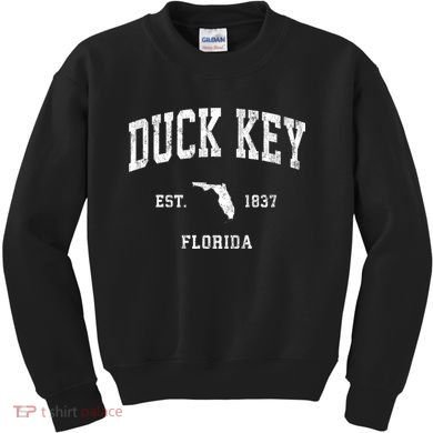 Duck Key Florida Fl Vintage Athletic Kids Sweatshirt
