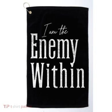 Democrat Kamala Harris Enemy Within Antitrump Left Wing Golf Towel