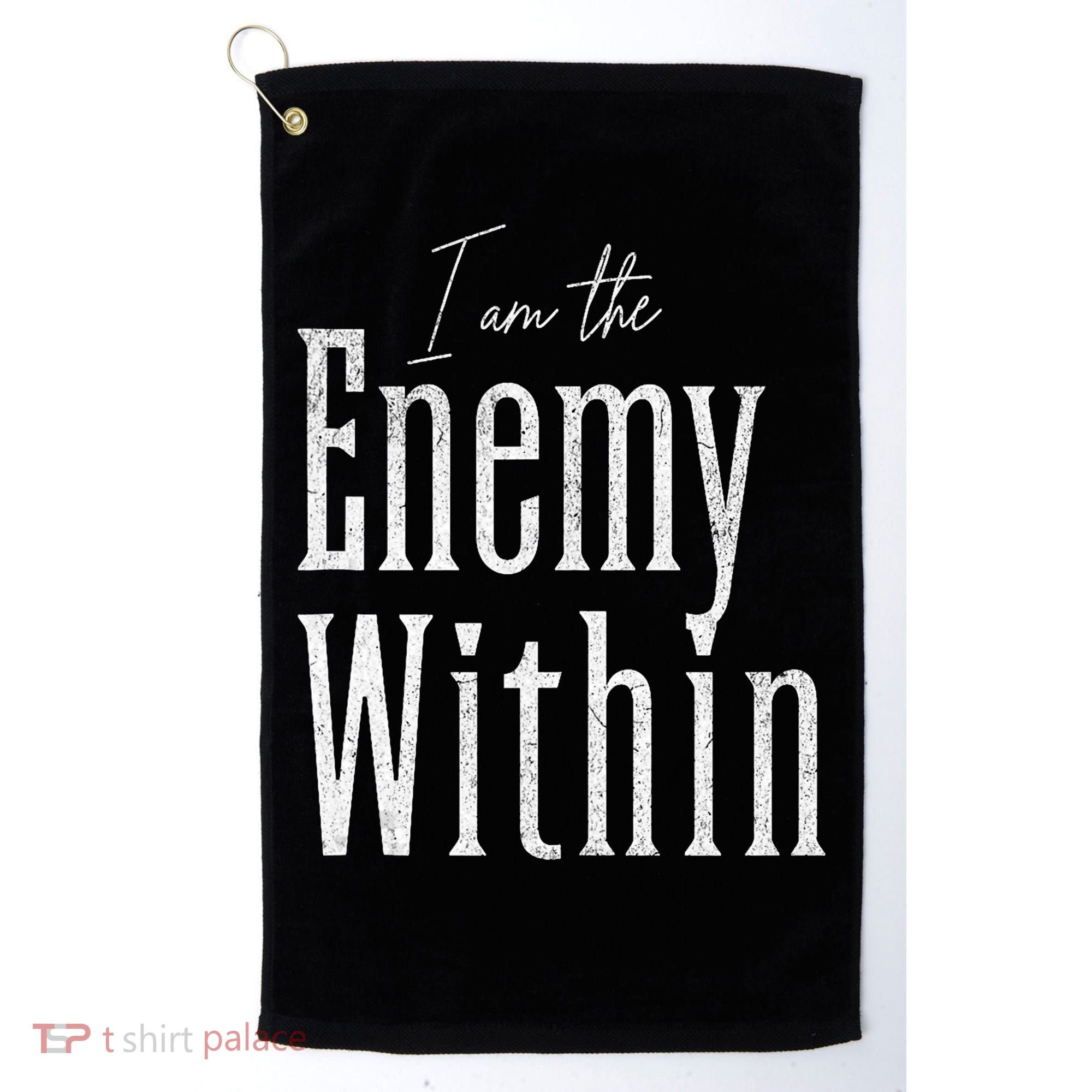 Democrat Kamala Harris Enemy Within Antitrump Left Wing Golf Towel