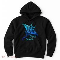 Dive Kona Hawaii Tribal Stingray Polynesian Tattoo Hoodie thumb 0
