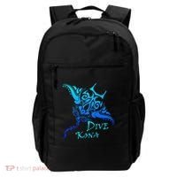 Dive Kona Hawaii Tribal Stingray Polynesian Tattoo Backpack thumb 0