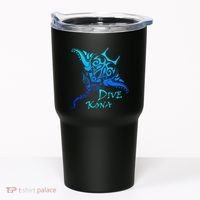 Dive Kona Hawaii Tribal Stingray Polynesian Tattoo Tumbler thumb 0