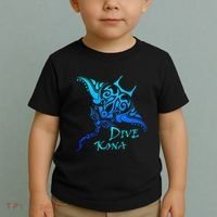 Dive Kona Hawaii Tribal Stingray Polynesian Tattoo Toddler T-Shirt thumb 2