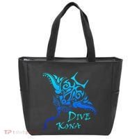 Dive Kona Hawaii Tribal Stingray Polynesian Tattoo Tote Bag thumb 0