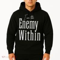 Democrat Kamala Harris Enemy Within Antitrump Left Wing Hoodie thumb 2