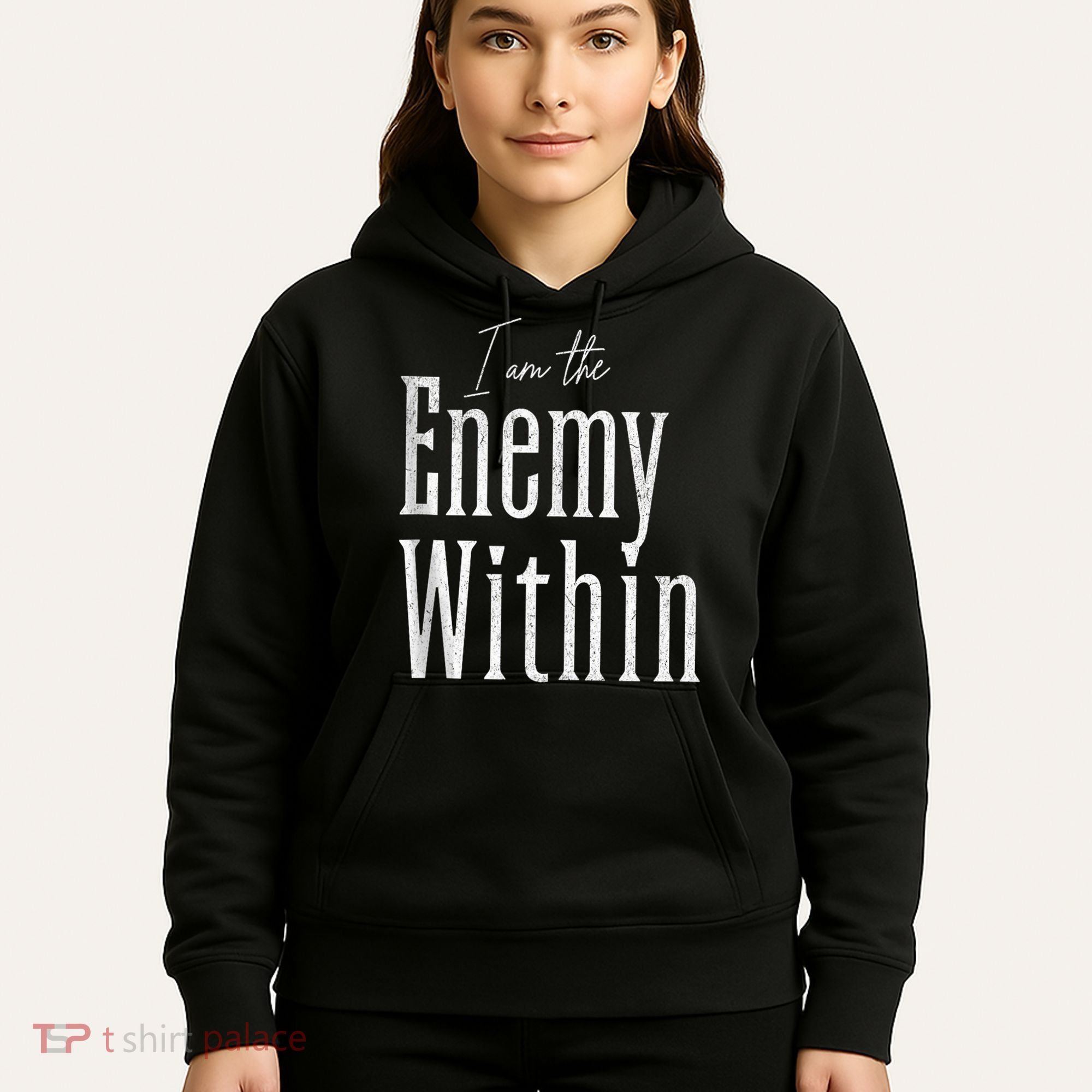 Democrat Kamala Harris Enemy Within Antitrump Left Wing Hoodie