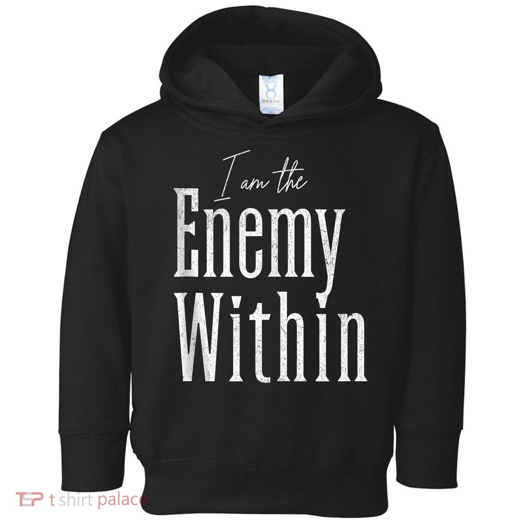 Democrat Kamala Harris Enemy Within Antitrump Left Wing Toddler Hoodie