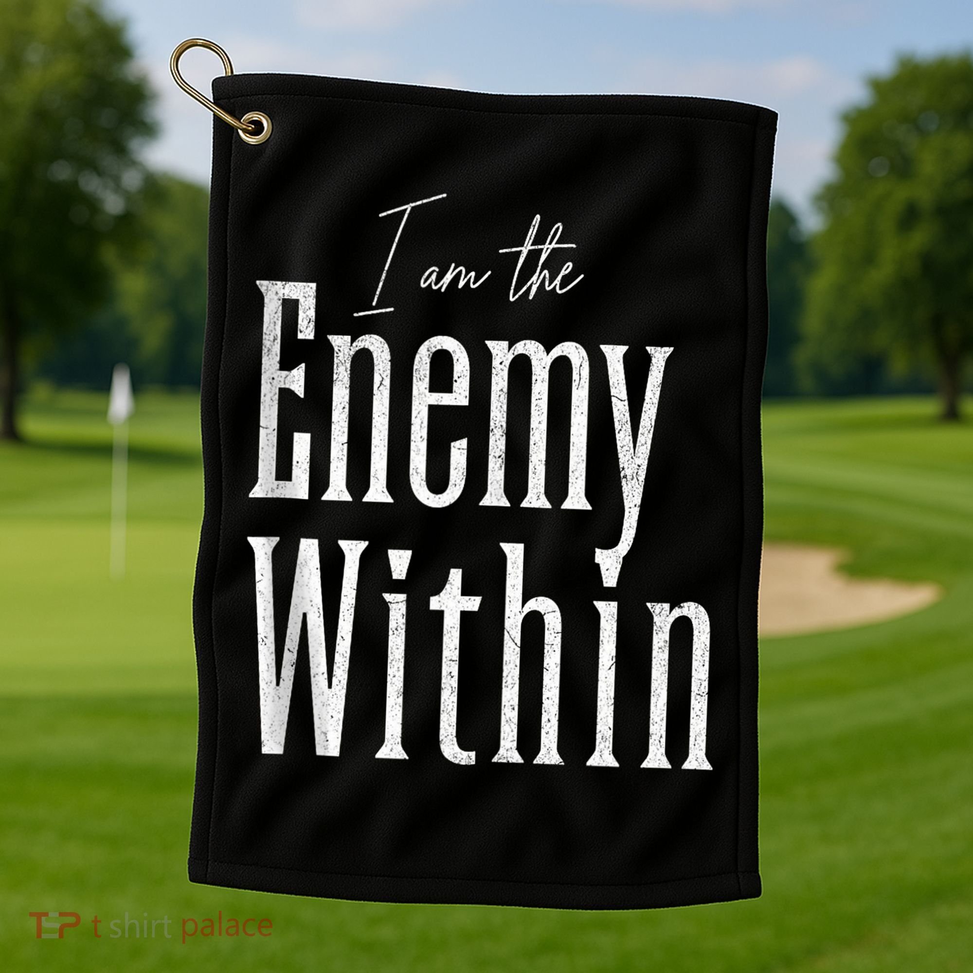 Democrat Kamala Harris Enemy Within Antitrump Left Wing Golf Towel