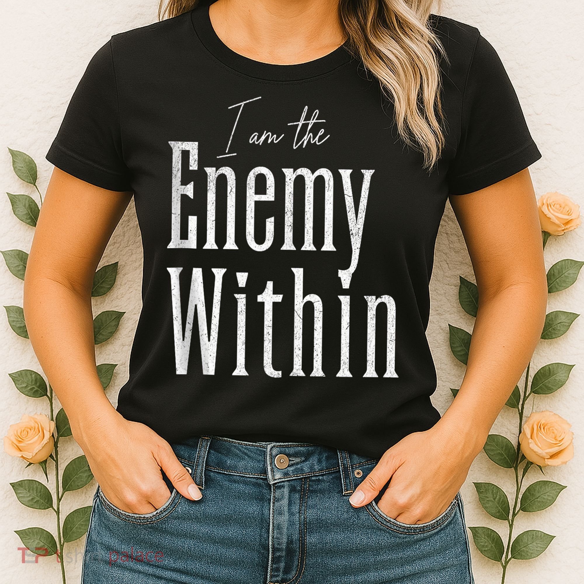 Democrat Kamala Harris Enemy Within Antitrump Left Wing Women's T-Shirt