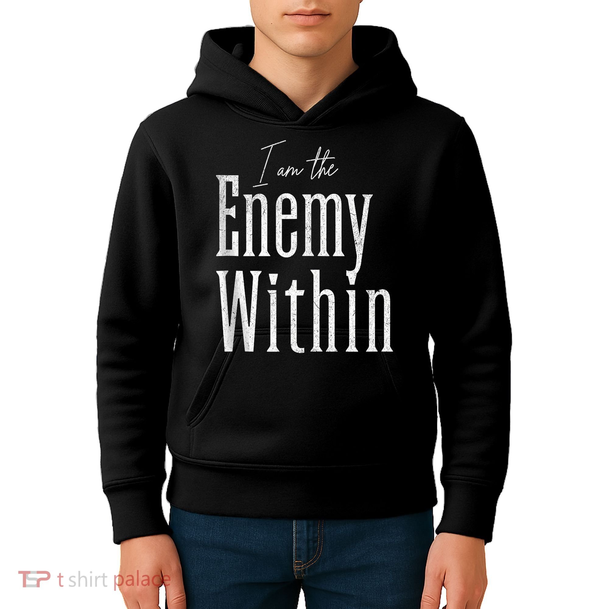 Democrat Kamala Harris Enemy Within Antitrump Left Wing Kids Hoodie